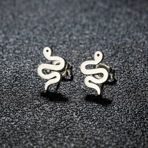 Pendientes De Serpiente Diminutos Minimalistas, Lindos Y Sencillos Para Hombres - Quierox - Tienda Online
