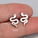 Pendientes De Serpiente Diminutos Minimalistas, Lindos Y Sencillos Para Hombres - Quierox - Tienda Online