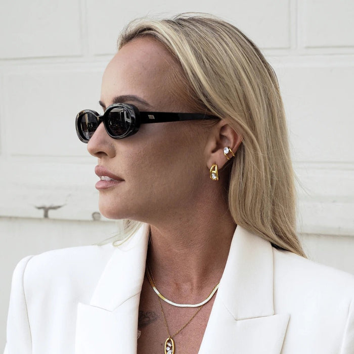 Pendientes elegantes con diamantes de imitación para mujer - Quierox - Tienda Online