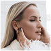 Pendientes elegantes con diamantes de imitación para mujer - Quierox - Tienda Online