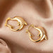 Pendientes encantadores con diseño de delfín pequeño - Quierox - Tienda Online