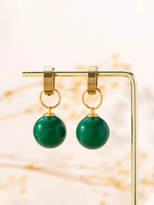 Pendientes largos con diseño de bola para hombres - Quierox - Tienda Online