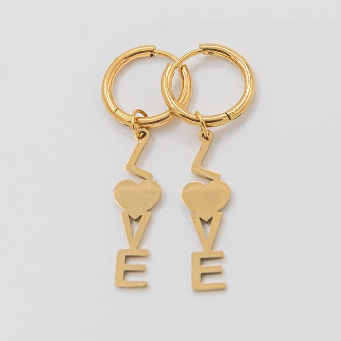 Pendientes Love Huggie - Quierox - Tienda Online