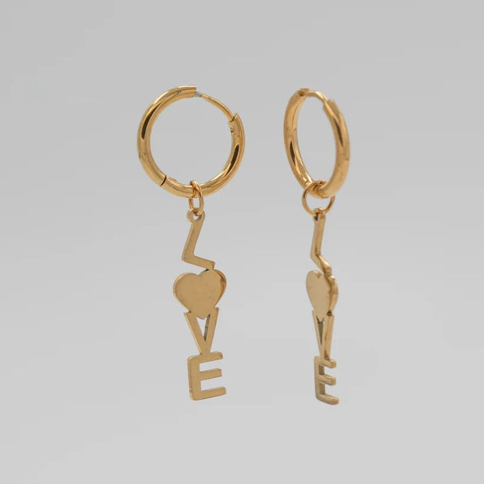 Pendientes Love Huggie - Quierox - Tienda Online