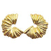 Pendientes texturizados dorados para mujer de acero inoxidable - Quierox - Tienda Online