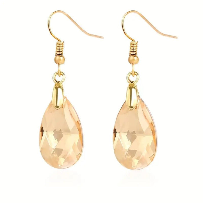 Pendientes/Aretes En Forma De lagrima de cristal, Creativos - Quierox - Tienda Online