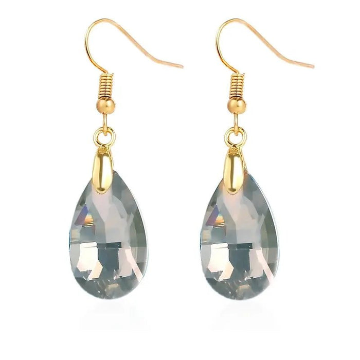 Pendientes/Aretes En Forma De lagrima de cristal, Creativos - Quierox - Tienda Online