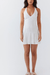 PEPPERMAYO Vestido corto con cuello halter Selena - Blanco - Blanco / AU 12 - Quierox - Tienda Online