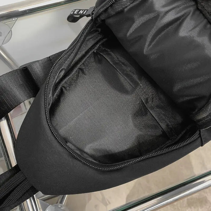 pequeño bolso bandolera bolsa de viaje para hombres mujeres con agujero para auriculares - Quierox - Tienda Online