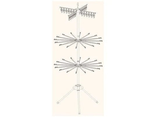 Perchero triangular independiente con diseño de soporte retráctil, plegable y que ahorra espacio - Quierox - Tienda Online