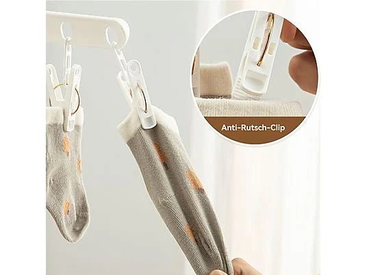 Perchero triangular independiente con diseño de soporte retráctil, plegable y que ahorra espacio - Quierox - Tienda Online