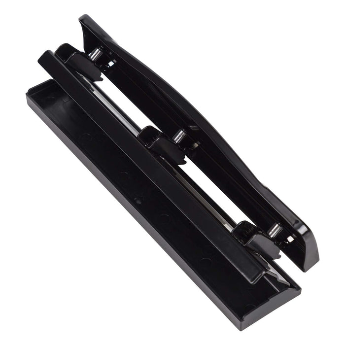 Perforadora de 3 agujeros, capacidad para 10 hojas, color negro - Quierox - Tienda Online