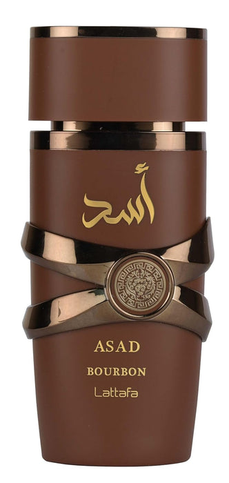 Perfume Lattafa Asad Bourbon Unisex Eau de Parfum en Spray, 3.4 Onzas / 100 ml - Quierox - Tienda Online