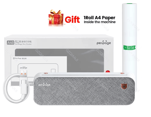 Peripage - Impresora térmica A4 de 304 DPI, papel de transferencia de tatuajes de 203dpi - Quierox - Tienda Online