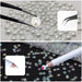 Perlas de uñas de diamantes de imitación para arte de uñas, gemas transparentes para uñas - Quierox - Tienda Online