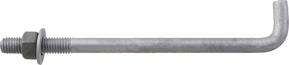 Perno de anclaje Hillman de 5/8 x 12 pulgadas para construcción estándar, fija estructuras al concreto, paquete de 10, 260293 - Quierox - Tienda Online