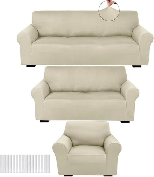 Peryiter Juego de 3 Fundas para Sofá, Cubiertas de Muebles para Sofá - Quierox - Tienda Online