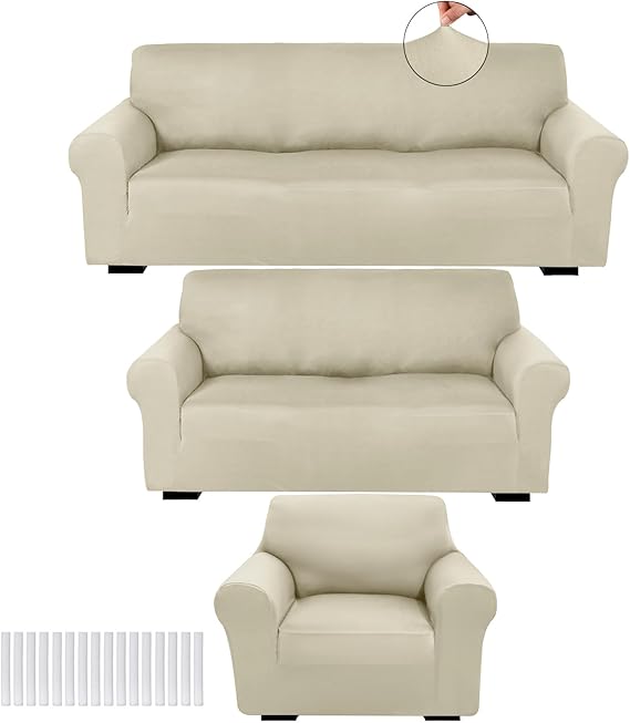 Peryiter Juego de 3 Fundas para Sofá, Cubiertas de Muebles para Sofá - Quierox - Tienda Online