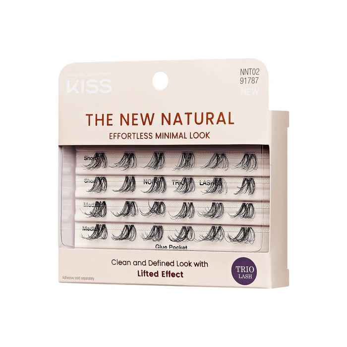 Pestañas KISS Noir | 24 Clusters - Quierox - Tienda Online