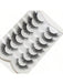 Pestañas postizas con efecto ojo de gato de visón sintético finas, 7 pares - Quierox - Tienda Online