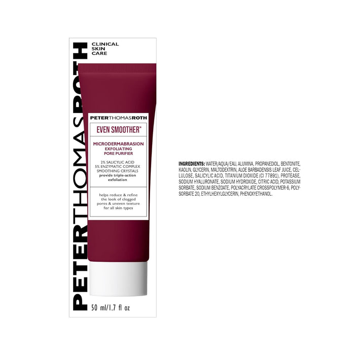 Peter Thomas Roth | Purificador exfoliante de poros de microdermoabrasión Even Smoother - Quierox - Tienda Online