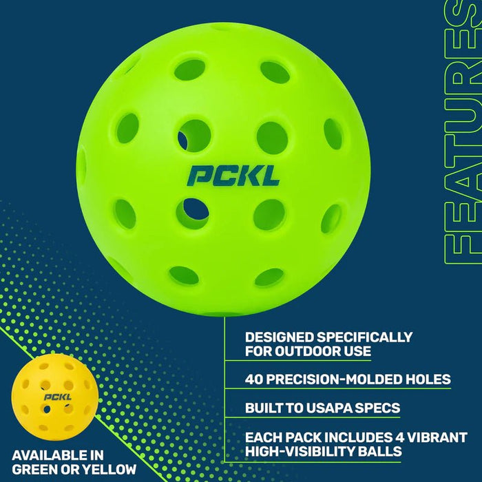 PICKLEBALLS ÓPTICOS PARA EXTERIORES - Quierox - Tienda Online