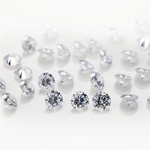 Piedra preciosa sintética suelta de circonita cúbica blanca, tallada a máquina 1.5mm, 1000pcs - Quierox - Tienda Online