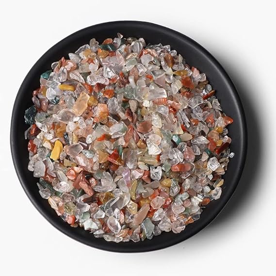 Piedras naturales, grava, conchas, cuarzo, ágata, virutas de piedra, adecuadas para la decoración - Quierox - Tienda Online