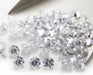 Piedras preciosas 1000 Uds. Piedra CZ suelta cortada a máquina redonda blanca de 1,5mm - Quierox - Tienda Online
