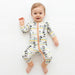 Pijama con cremallera de bambú con estampado de palmera y ratón de dibujos animados - Quierox - Tienda Online