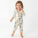 Pijama con cremallera de bambú con estampado de palmera y ratón de dibujos animados - Quierox - Tienda Online