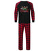 Pijama de Navidad Para Hombre con Cuadros Rojos - Quierox - Tienda Online