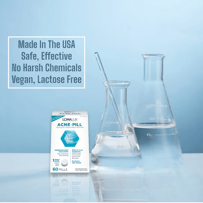 Píldoras para el acné de Loma Lux Laboratories, Masticables - Disolución rápida 60 unidades - Quierox - Tienda Online