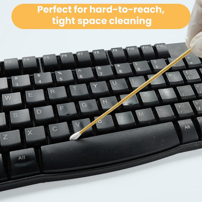 PINGMIC 400 piezas hisopos de algodón de 15 cm en caja de almacenamiento - Quierox - Tienda Online