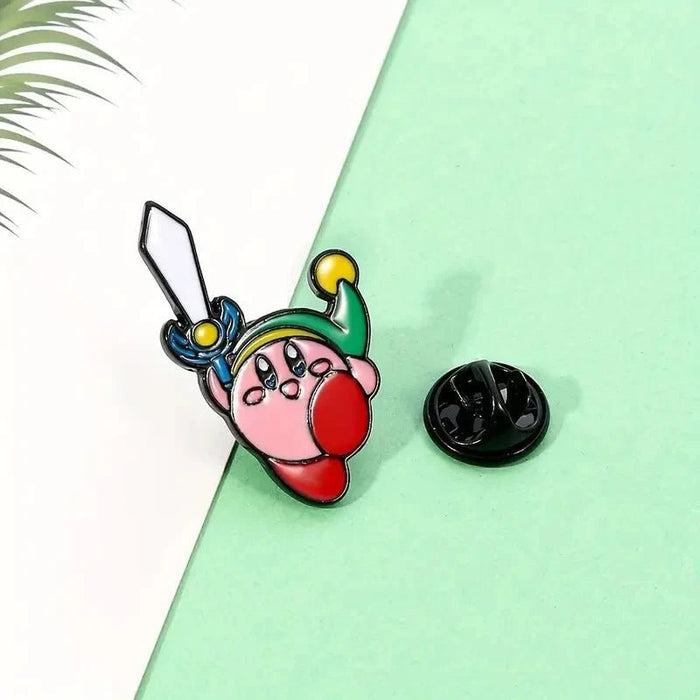 Pins de anime Kirby para mochilas Insignias en pin de esmalte manga - Quierox - Tienda Online