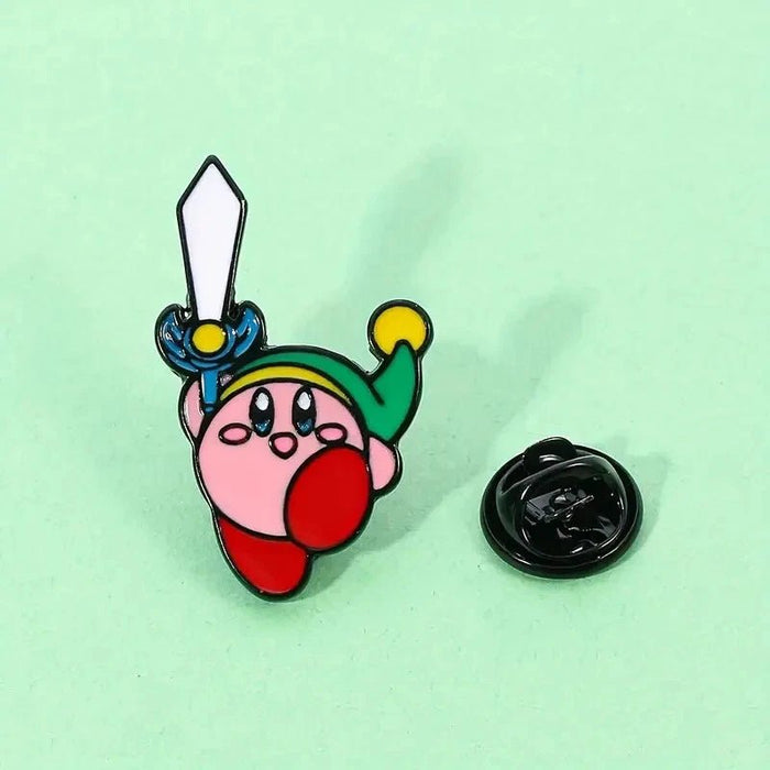 Pins de anime Kirby para mochilas Insignias en pin de esmalte manga - Quierox - Tienda Online