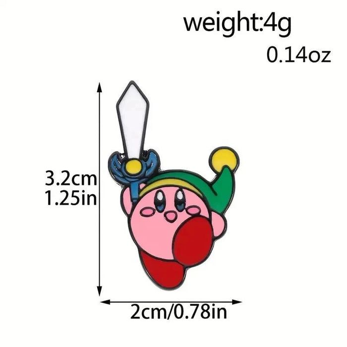 Pins de anime Kirby para mochilas Insignias en pin de esmalte manga - Quierox - Tienda Online