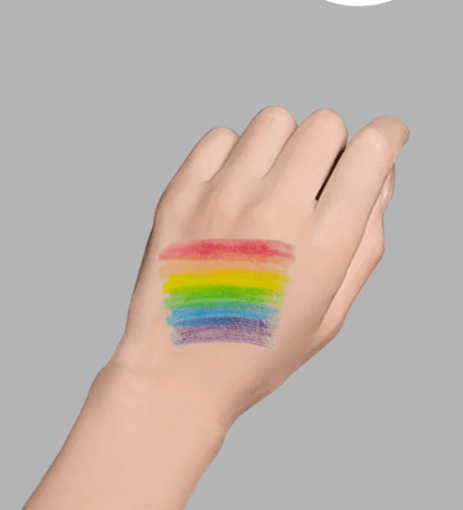 Pintura corporal para cara y cuerpo de arcoíris, palo de pintura facial de Color - Quierox - Tienda Online