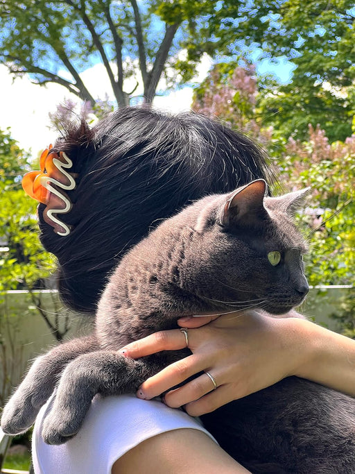 Pinza para el cabello con forma de galleta de crema de moda coreana, - Quierox - Tienda Online