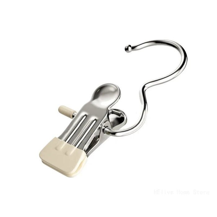 Pinzas de acero inoxidable para ropa, pinzas para ropa con gancho, pinzas portátiles para colgar ropa - Quierox - Tienda Online