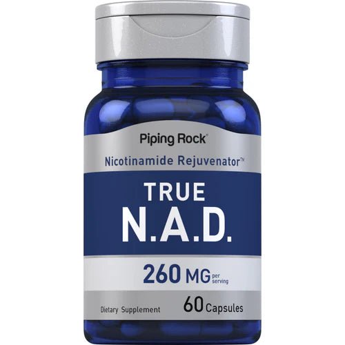 Piping Rock NAD, 260 mg (por porción), 60 cápsulas de liberación rápida - Quierox - Tienda Online