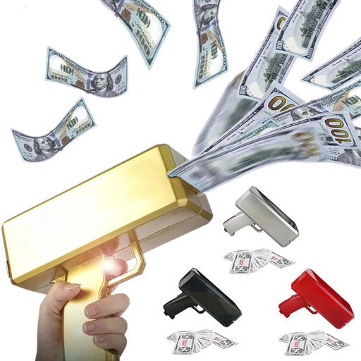 Pistola de juguete para disparar billetes, máquina de lanzar billetes, - Quierox - Tienda Online