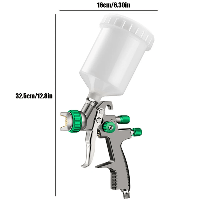 Pistola pulverizadora de pintura de aire automotriz ajustable para muebles de coche - Quierox - Tienda Online