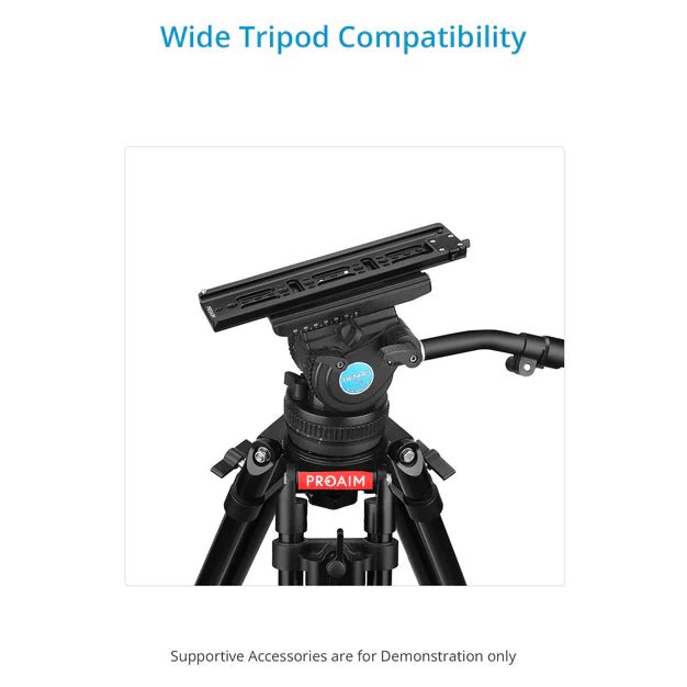 Placa de cola de milano Proaim de 10" (estándar ARRI) - Quierox - Tienda Online