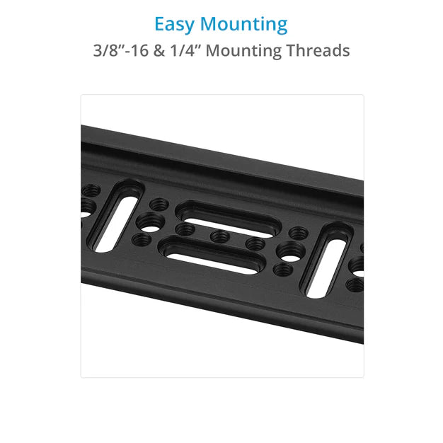 Placa de cola de milano Proaim de 10" (estándar ARRI) - Quierox - Tienda Online