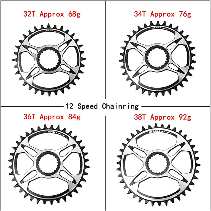 Placa de la Cadena de Bicicletas 12 Velocidad MTB Bicicleta Cainado 36T - Quierox - Tienda Online