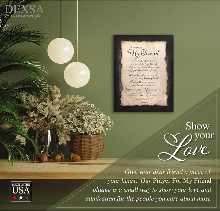 Placa de madera DEXSA Friend Prayer 11.75 x 15 pulgadas - Quierox - Tienda Online