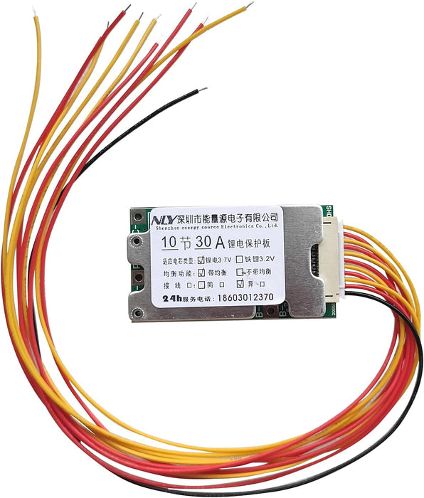 Placa de protección Li-Ion Cell 18650 Placa de Protección de Batería BMS 10S 36V 30A PCB - Quierox - Tienda Online