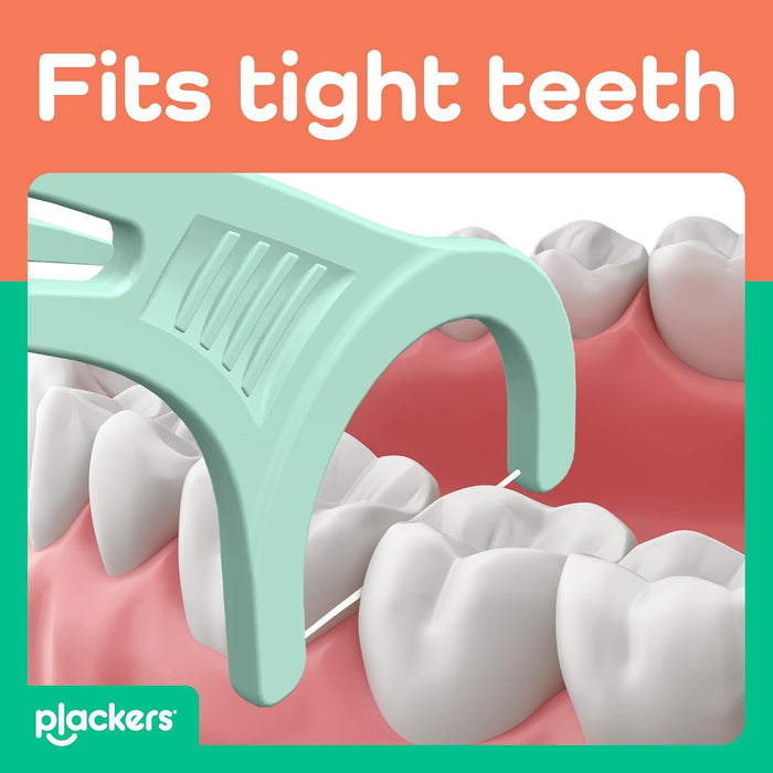 Plackers Micro Mint - Púas de hilo dental con estuche de viaje, 12 unidades - Quierox - Tienda Online