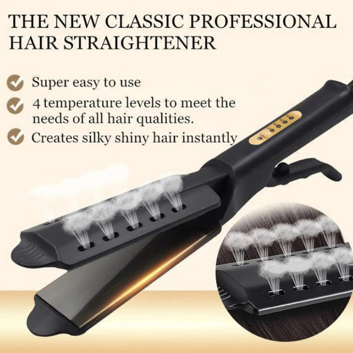 Plancha alisadora de cabello, electrónica profesional con plancha de cerámica - Quierox - Tienda Online